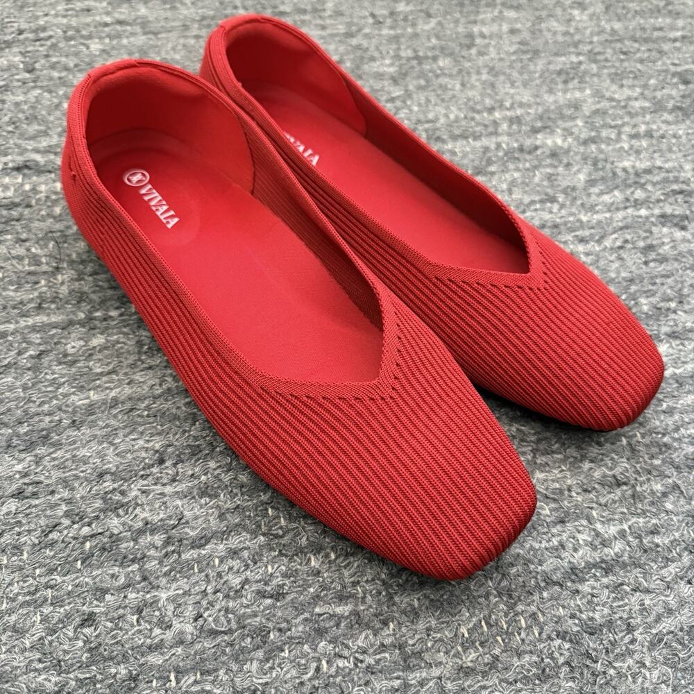 VIVAIA Women's Red Flats